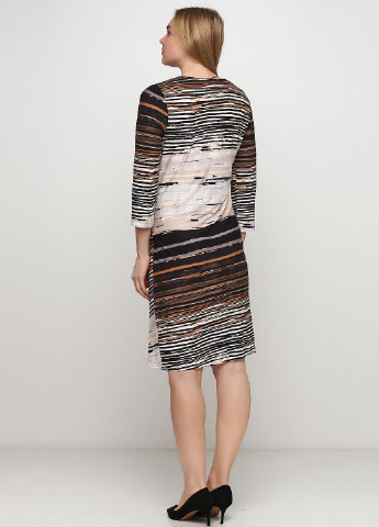 Комбінована кежуал сукня BRANDTEX CLASSIC з абстрактним візерунком