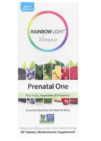 Мультивітаміни Для Вагітних і Годуючих Жінок, Prenatal One,, 60 таблеток Rainbow Light (228293341)