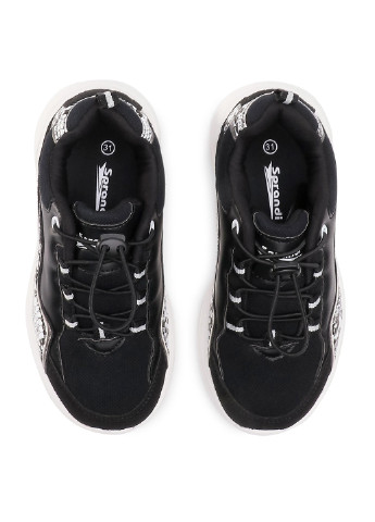 Черные демисезонные кросівки cp40-9631z Sprandi