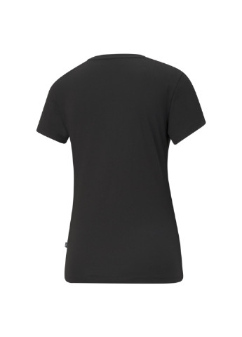 Чорна всесезон футболка essentials small logo women’s tee Puma