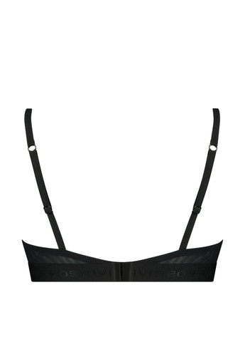 Чёрный топ бюстгальтер Hunkemoller без косточек полиамид