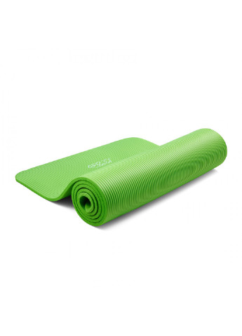 Коврик (мат) для йоги и фитнеса NBR 1 см Green 4FIZJO 4FJ0017 зелёный