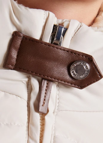 Молочная зимняя куртка Ralph Lauren