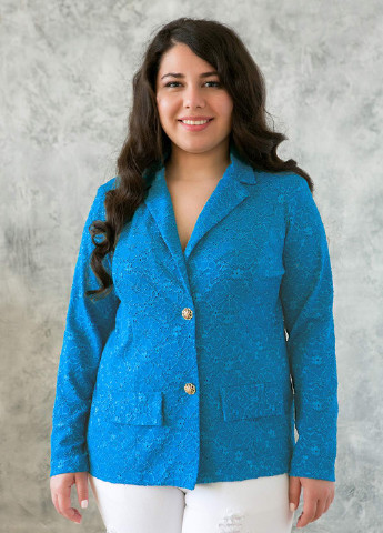 Голубой кэжуал пиджак Tatiana - однотонный - летний
