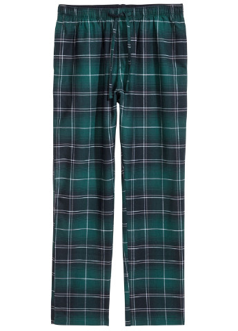 Зеленые домашние демисезонные брюки H&M