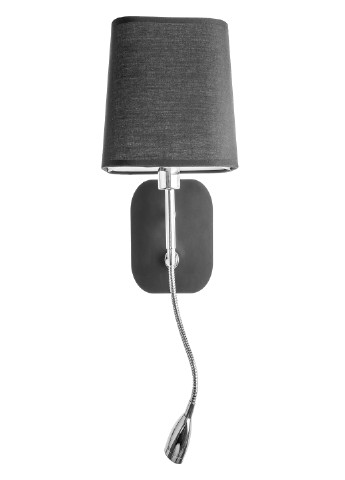 Бра настенное накладное в спальню для чтения LED BL-474W/1 E14+BK Brille (251310005)