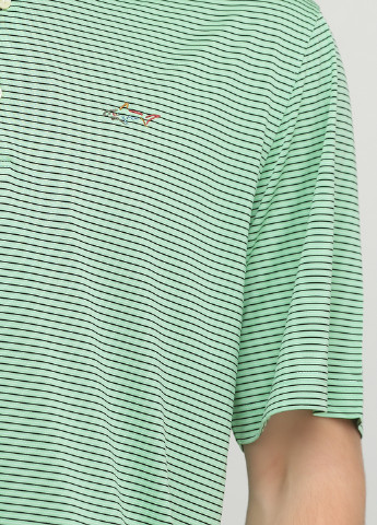 Салатовая футболка-поло для мужчин Greg Norman в полоску
