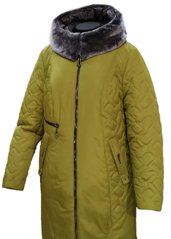 Салатовый зимний Пуховик No Brand