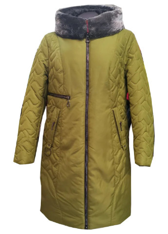 Салатовый зимний Пуховик No Brand