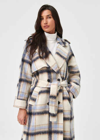 Молочное демисезонное Пальто двубортное Sinsay