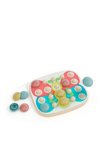 Набор серии "Play Bio"- Для занятий мозаикой Fantacolor Baby (большие фишки (21 шт.) + доска) Quercetti (215118022)