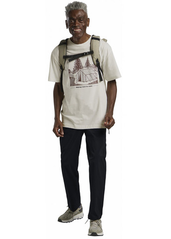 Біла футболка Jack Wolfskin FREEROAMER T M