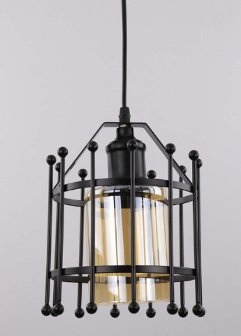 Люстра стельова підвісна в стилі LOFT (лофт) 12366/1-bk Чорний 35х19х19 см. Handmade (234537947)