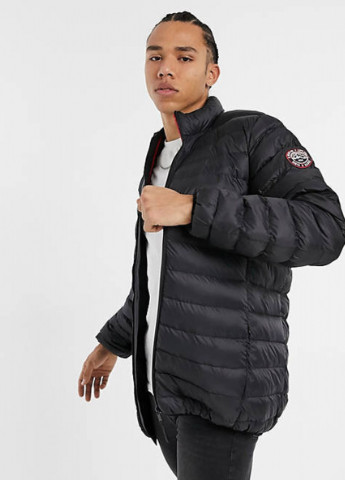 Черная зимняя куртка зимняя Duke 1855602 sleeve patch