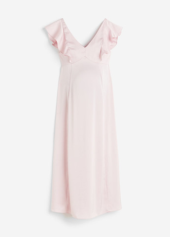 Світло-лілова кежуал сукня для вагітних в стилі армпір H&M однотонна