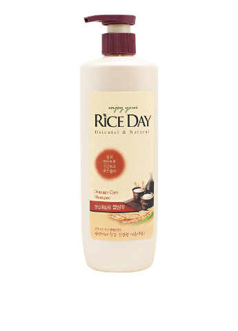 Шампунь для пошкодженого волосся з екстрактом рисових висівок Day Damaged Hair, 550 мл Lion Corea
