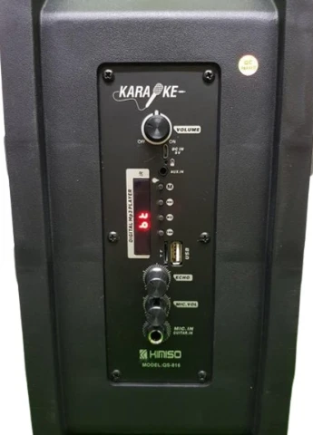 Портативная колонка QS-816 аккумуляторная c микрофоном USB, SD, Bluetooth, FM черная (QS-816) XPRO (253557668)