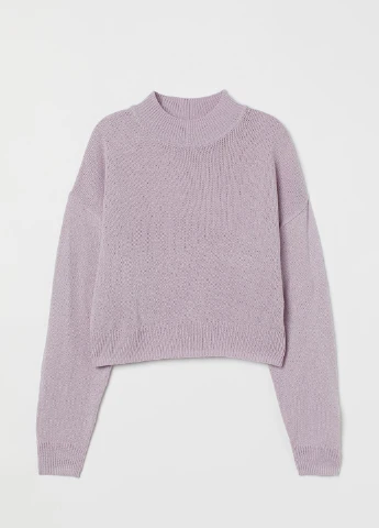 Сиреневый демисезонный свитер H&M