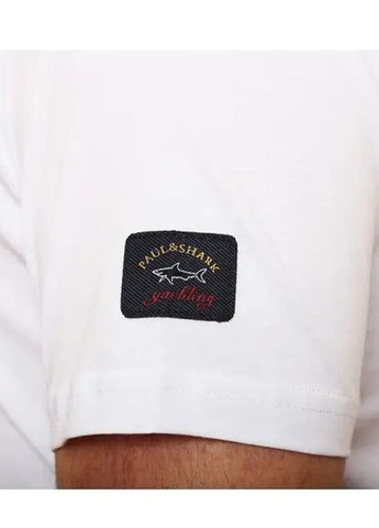 Белая футболка мужская Paul & Shark KIPAWA F24
