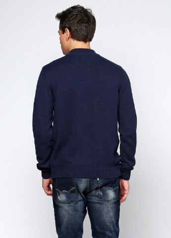 Темно-синій демісезонний светр Яavin