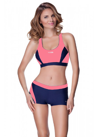 Розовый демисезонный купальник (лиф, трусики) раздельный Aqua Speed