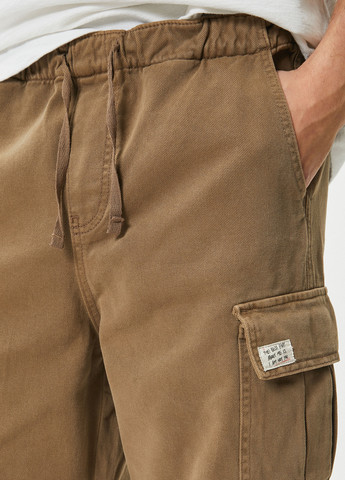 Светло-коричневые демисезонные карго джинсы KOTON