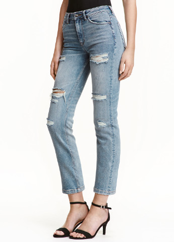 Глиняные демисезонные зауженные джинсы H&M