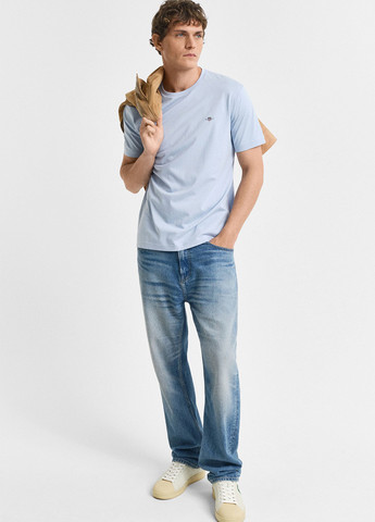 Світло-блакитна футболка Gant