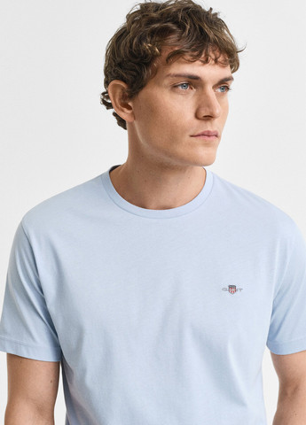 Світло-блакитна футболка Gant