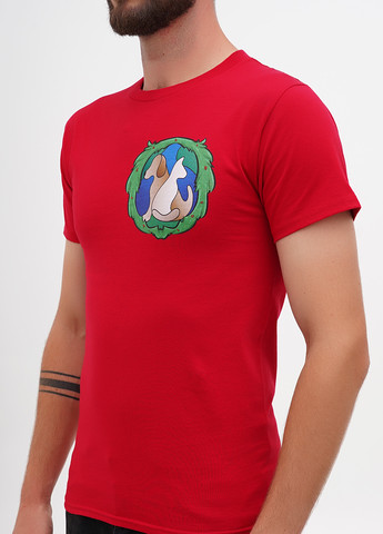 Красная футболка Hanes