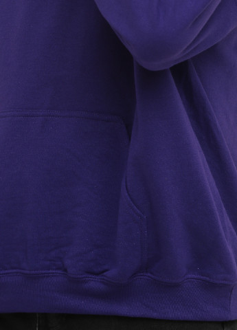 Худи Gildan рисунки фиолетовые кэжуалы полиэстер, футер, хлопок