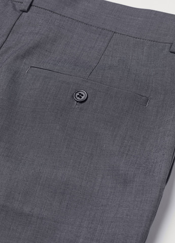 Серые кэжуал демисезонные каррот брюки H&M