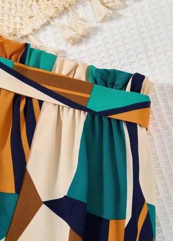 Білий літній комплект (майка, штани) SHEIN