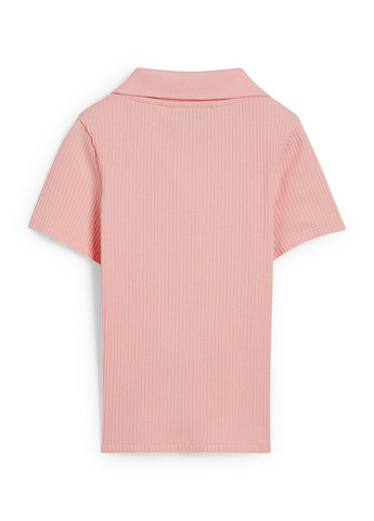 Розовая летняя футболка C&A