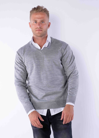 Серый демисезонный пуловер пуловер Time of Style