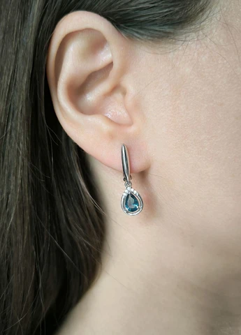Серьги Silver Flame (354214530)