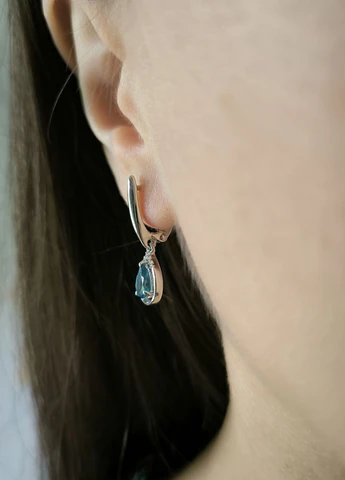 Серьги Silver Flame (354214530)