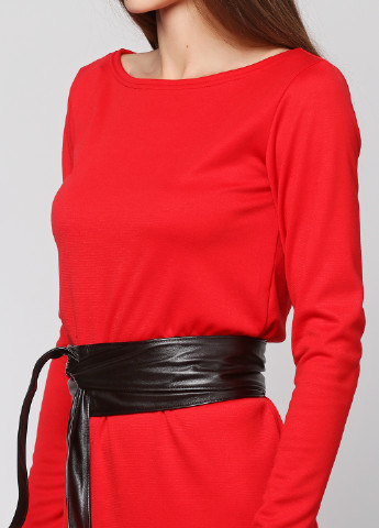 Красное коктейльное платье Podium