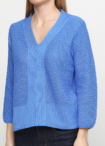 Голубой демисезонный пуловер пуловер Skovhuus