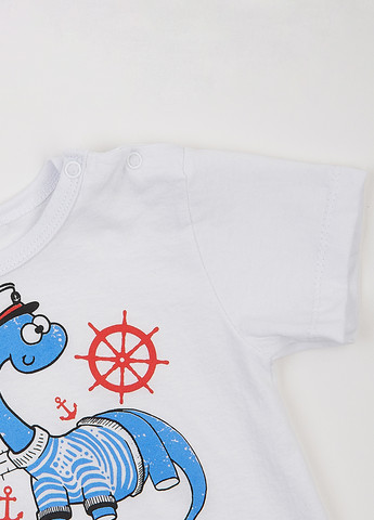 Блакитний літній комплект (футболка, шорти) dexter's