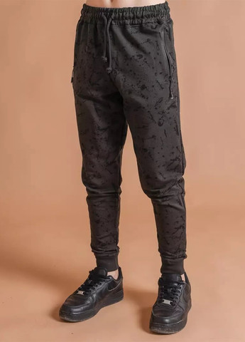 Серо-коричневые спортивные демисезонные джоггеры брюки BBL