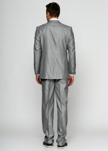 Сірий демісезонний костюм (піджак, брюки) брючний Franco Riveiro