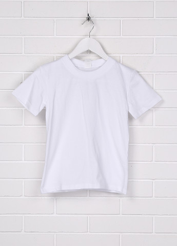Белая летняя футболка с коротким рукавом Senti