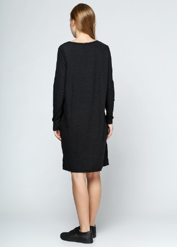 Темно-серое кэжуал платье Vila однотонное