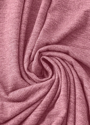 Темно-рожева кежуал сукня сукня-футболка, з спідницею-сонце SHEIN меланжева