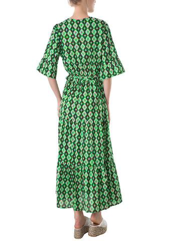 Зелена кежуал сукня Joleen з геометричним візерунком