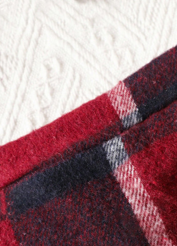 Бордовий демісезонний комплект (гольф, спідниця-шорти) SHEIN