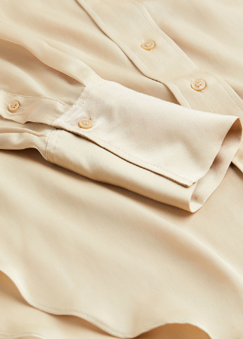 Бежевая демисезонная блузка H&M