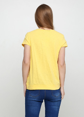 Желтая летняя футболка Soul Rebel