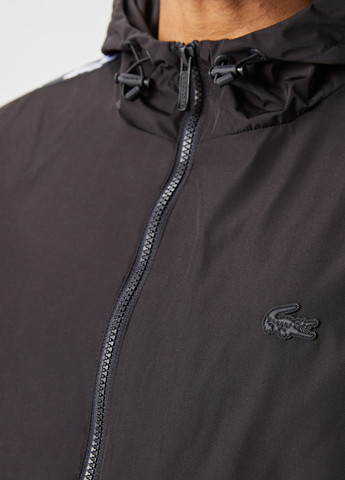 Чорна демісезонна куртка Lacoste